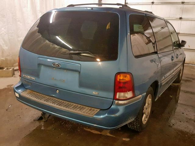 2FMDA52443BA29429 - 2003 FORD WINDSTAR S BLUE photo 4