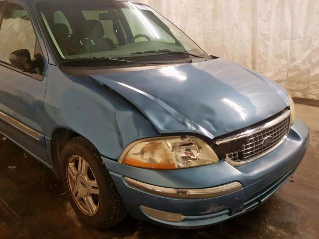 2FMDA52443BA29429 - 2003 FORD WINDSTAR S BLUE photo 9