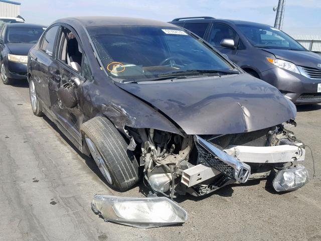 19XFA1F69AE044368 - 2010 HONDA CIVIC LX-S فحمي صورة 1