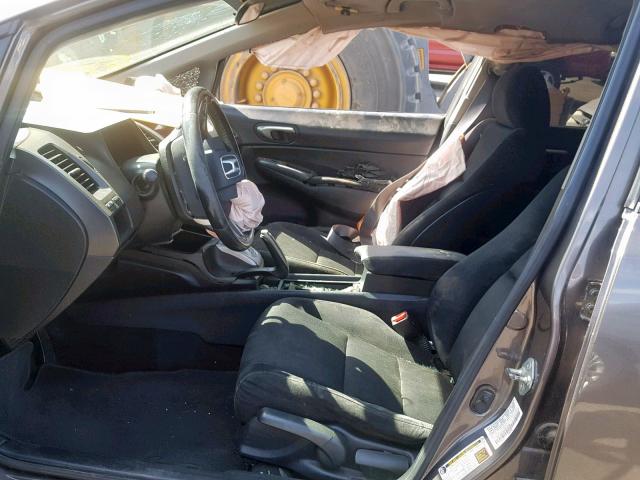 19XFA1F69AE044368 - 2010 HONDA CIVIC LX-S فحمي صورة 5