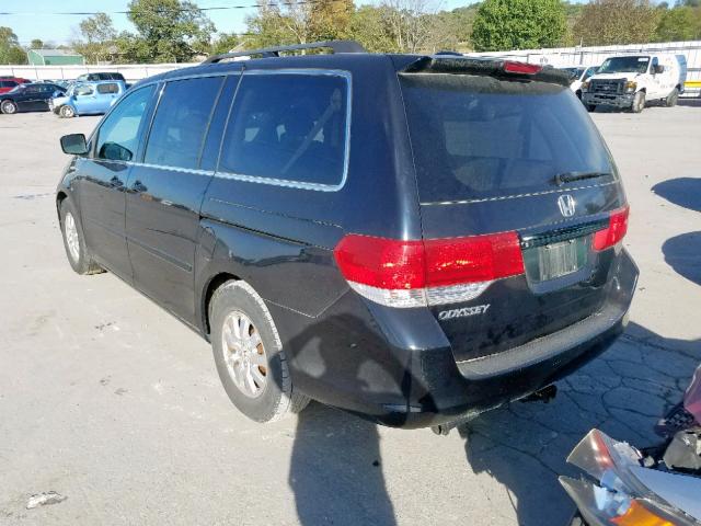 5FNRL38709B045701 - 2009 HONDA ODYSSEY EX BLACK photo 3