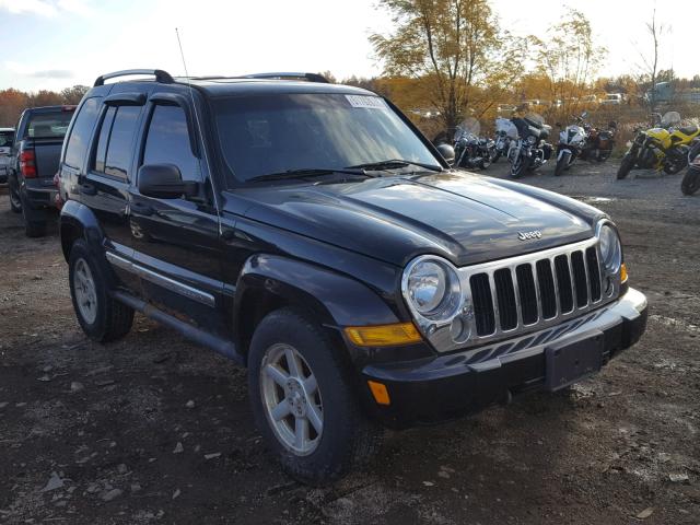 1J4GL58K66W177810 - 2006 JEEP LIBERTY LI BLACK photo 1