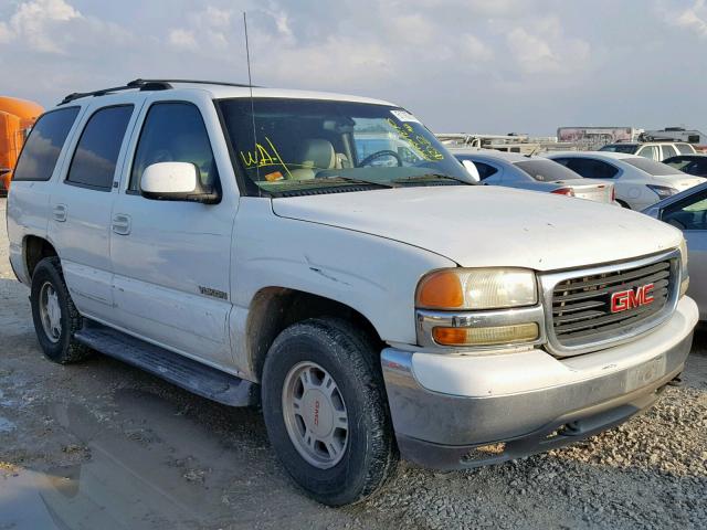 1GKEC13V61R205558 - 2001 GMC YUKON WHITE photo 1