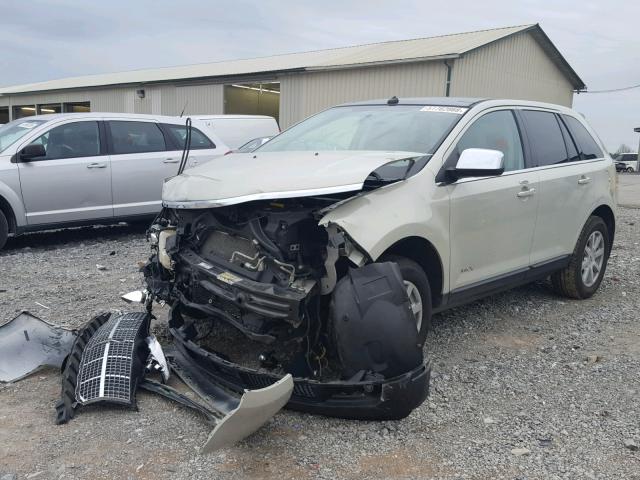 2LMDU88C67BJ12118 - 2007 LINCOLN MKX BEIGE photo 2