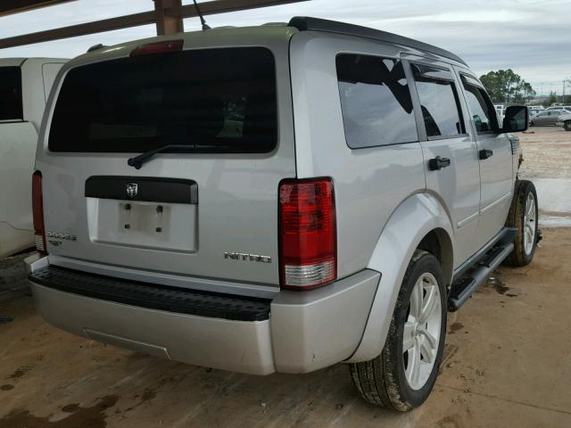 1D4PT4GK7BW602207 - 2011 DODGE NITRO HEAT SILVER photo 4