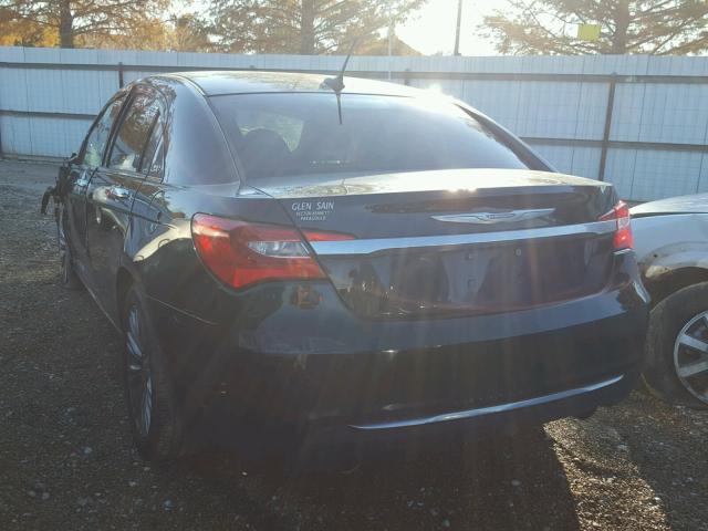 1C3CCBCG2CN122377 - 2012 CHRYSLER 200 LIMITE BLACK photo 3