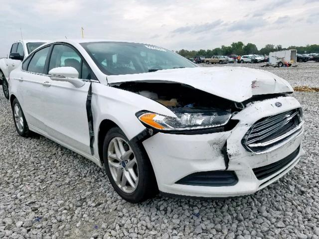 3FA6P0H74DR349701 - 2013 FORD FUSION S WHITE photo 1