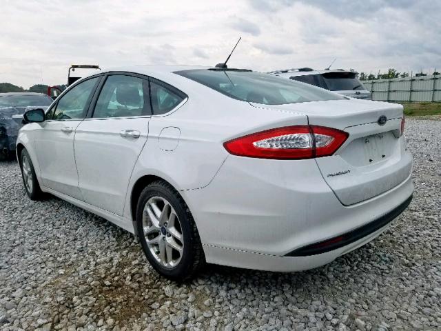 3FA6P0H74DR349701 - 2013 FORD FUSION S WHITE photo 3