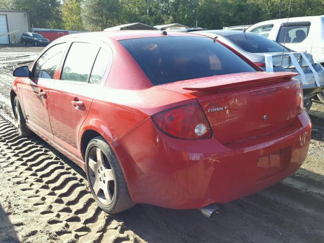 1G1AM58B967674412 - 2006 CHEVROLET COBALT SS RED photo 3