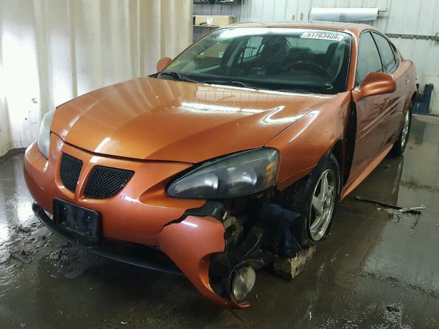 2G2WS522041139334 - 2004 PONTIAC GRAND PRIX ORANGE photo 2