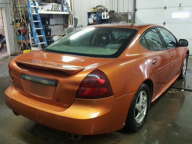 2G2WS522041139334 - 2004 PONTIAC GRAND PRIX ORANGE photo 4