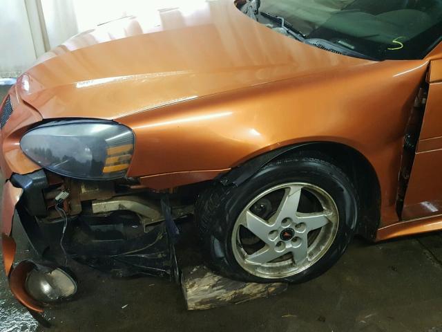 2G2WS522041139334 - 2004 PONTIAC GRAND PRIX ORANGE photo 9