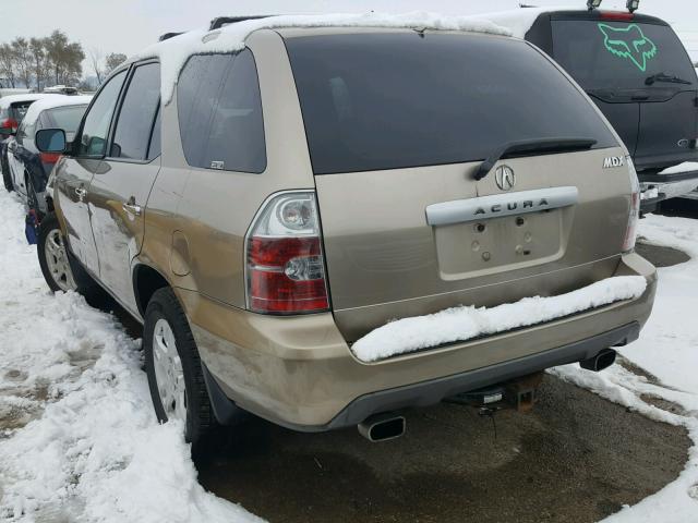 2HNYD18915H533651 - 2005 ACURA MDX TOURIN GOLD photo 3