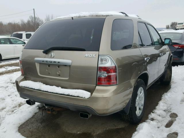 2HNYD18915H533651 - 2005 ACURA MDX TOURIN GOLD photo 4