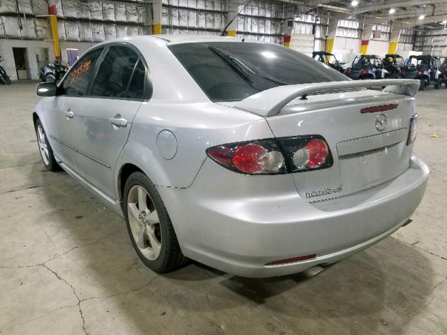 1YVHP84D965M18010 - 2006 MAZDA 6 S GRAY photo 3