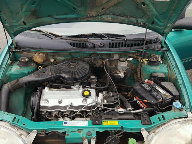 2C1MR2293S6756668 - 1995 GEO METRO BASE GREEN photo 7