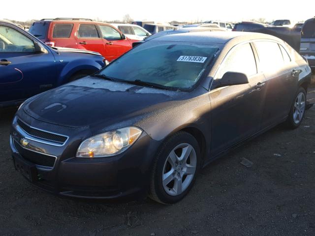 1G1ZB5EB3AF222693 - 2010 CHEVROLET MALIBU LS 灰色 照片 2