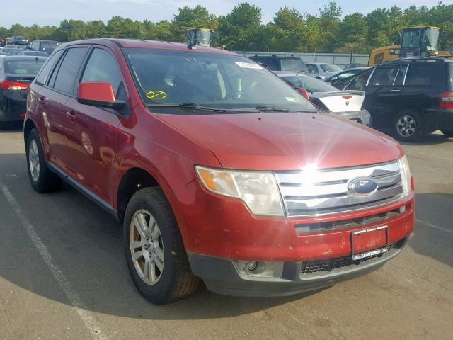 2FMDK48C48BA50889 - 2008 FORD EDGE SEL RED photo 1