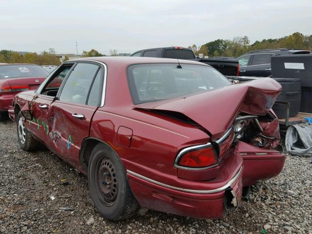 1G4HR52K5VH451546 - 1997 BUICK LESABRE LI MAROON photo 3