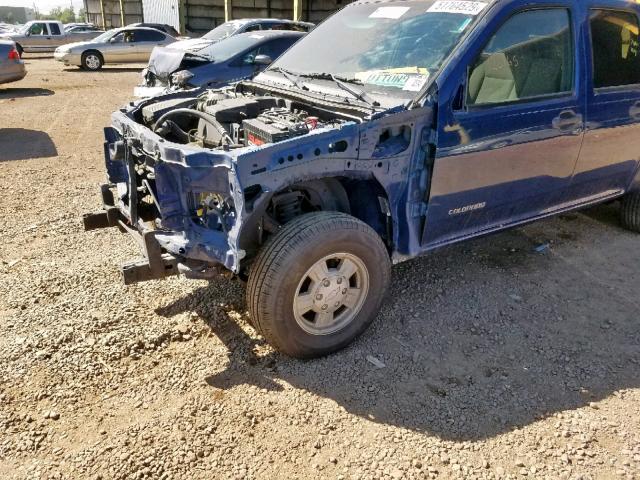 1GCCS138358128417 - 2005 CHEVROLET COLORADO BLUE photo 10