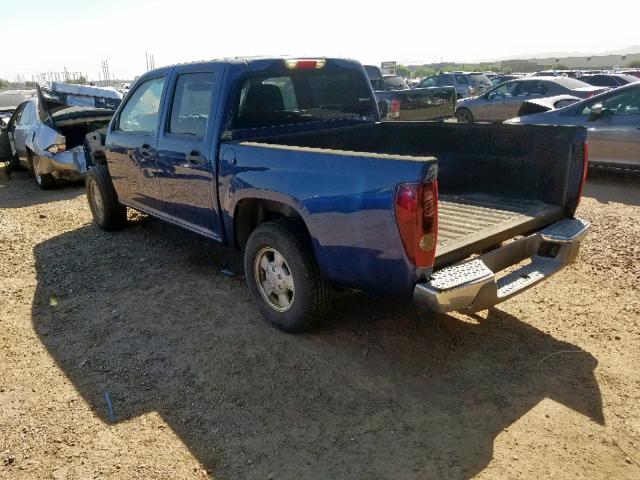 1GCCS138358128417 - 2005 CHEVROLET COLORADO BLUE photo 3