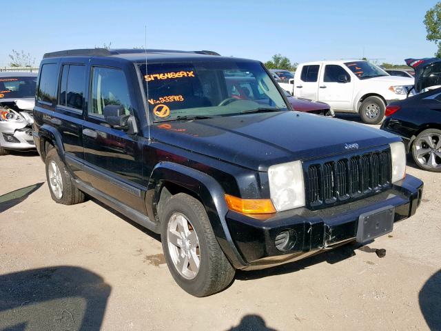 1J8HG48K86C233913 - 2006 JEEP COMMANDER შავი ფოტო 1