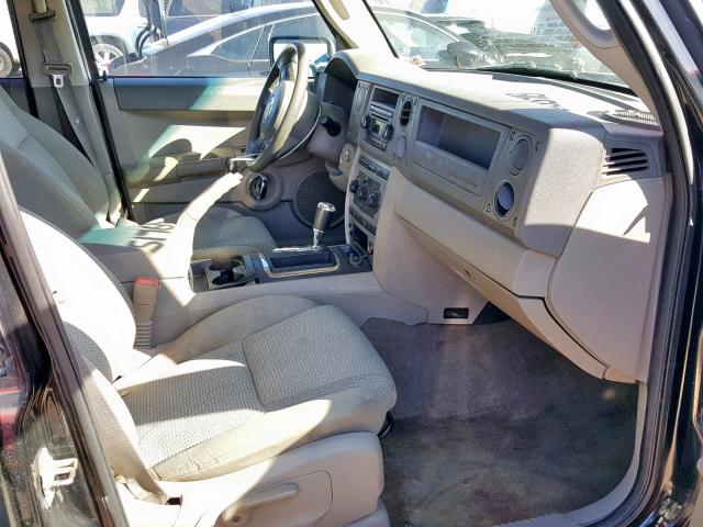 1J8HG48K86C233913 - 2006 JEEP COMMANDER შავი ფოტო 5