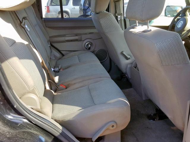 1J8HG48K86C233913 - 2006 JEEP COMMANDER შავი ფოტო 6