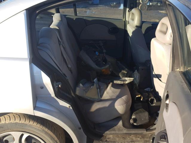 1G8AJ52FX4Z213243 - 2004 SATURN ION LEVEL SILVER photo 6