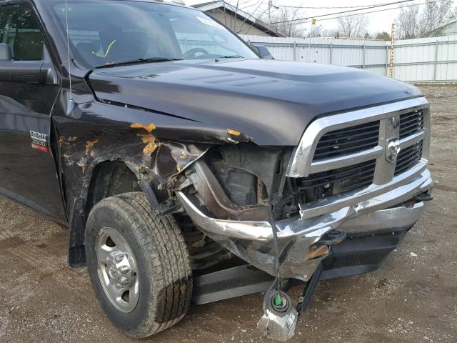 3D7UT2CL6AG183241 - 2010 DODGE RAM 2500 BLACK photo 9