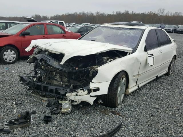 WDBNG76J16A462630 - 2006 MERCEDES-BENZ S 600 WHITE photo 2