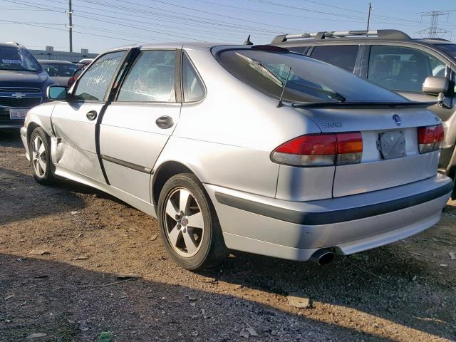 YS3DF55KX27015079 - 2002 SAAB 9-3 SE SILVER photo 3