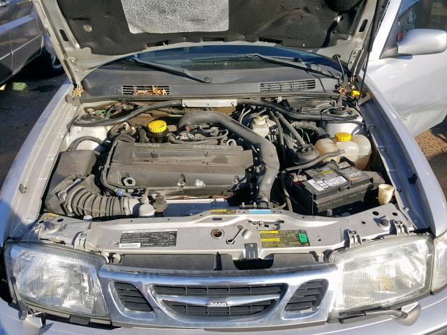 YS3DF55KX27015079 - 2002 SAAB 9-3 SE SILVER photo 7