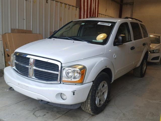 1D4HB48D64F210474 - 2004 DODGE DURANGO SL WHITE photo 2