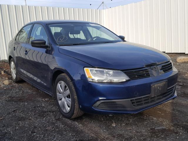 3VW2K7AJ1BM074320 - 2011 VOLKSWAGEN JETTA BASE BLUE photo 1