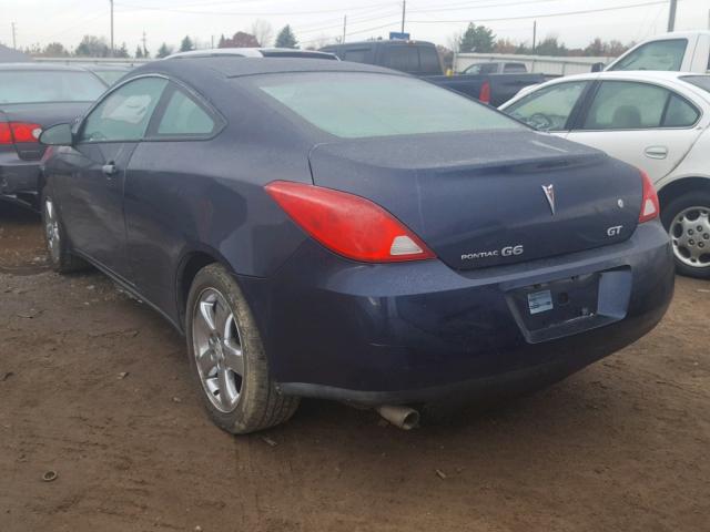 1G2ZH17N584113328 - 2008 PONTIAC G6 GT BLUE photo 3