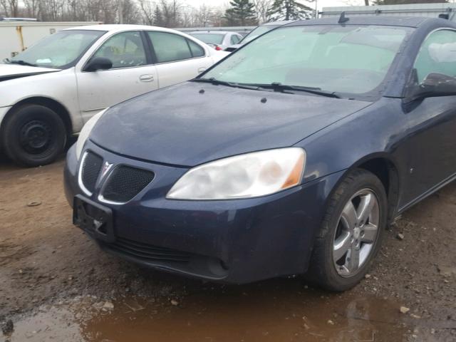 1G2ZH17N584113328 - 2008 PONTIAC G6 GT BLUE photo 9