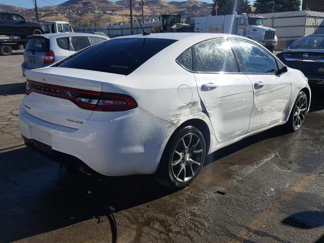 1C3CDFBA1DD295655 - 2013 DODGE DART SXT WHITE photo 4