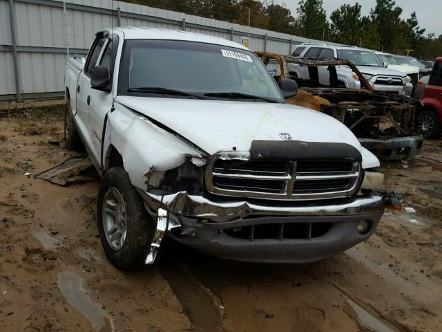 1B7HL2AN71S228700 - 2001 DODGE DAKOTA QUA WHITE photo 1