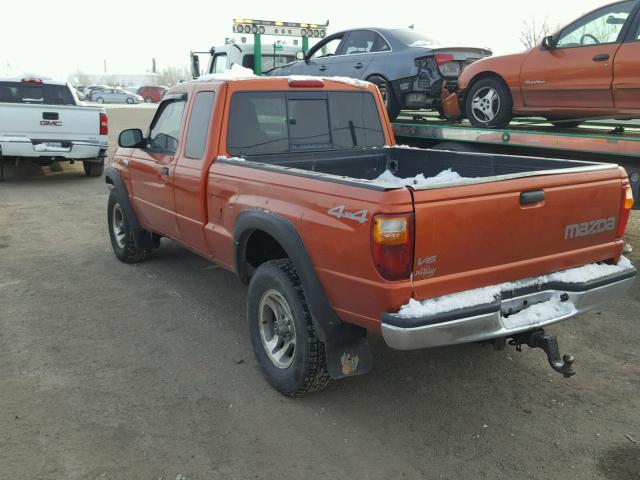 4F4ZR47E94TM07302 - 2004 MAZDA B4000 CAB ORANGE photo 3