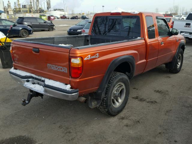 4F4ZR47E94TM07302 - 2004 MAZDA B4000 CAB ORANGE photo 4