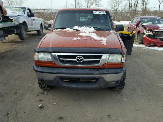 4F4ZR47E94TM07302 - 2004 MAZDA B4000 CAB ORANGE photo 9