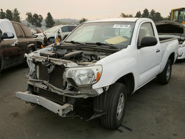 5TFNX4CN8DX020848 - 2013 TOYOTA TACOMA WHITE photo 2