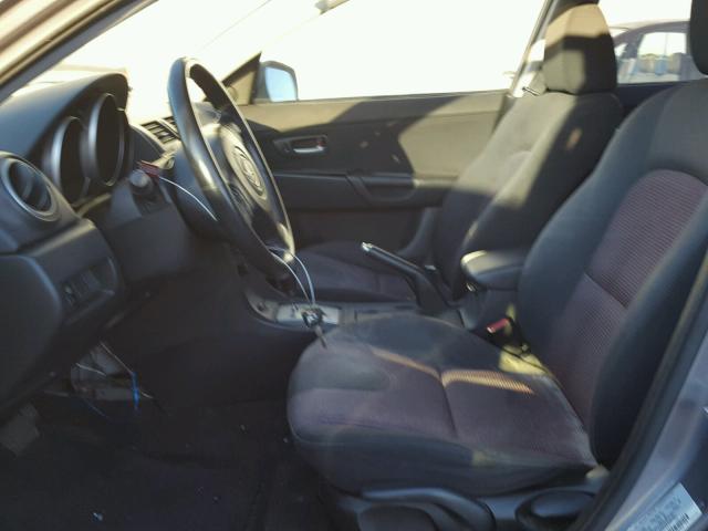 JM1BK123241201656 - 2004 MAZDA 3 S SILVER photo 5