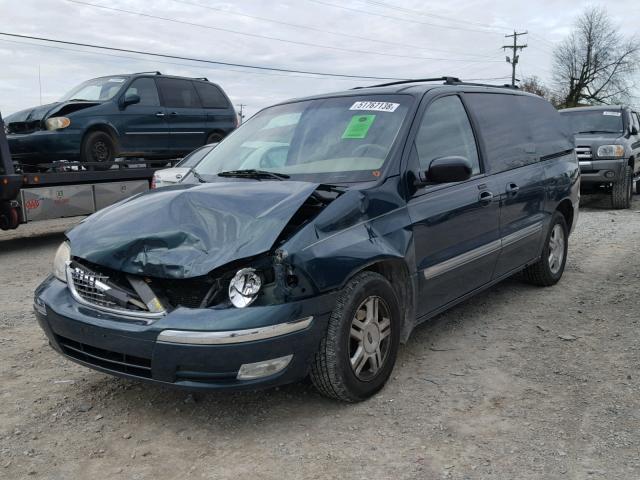 2FMZA524X1BB71397 - 2001 FORD WINDSTAR S GREEN photo 2