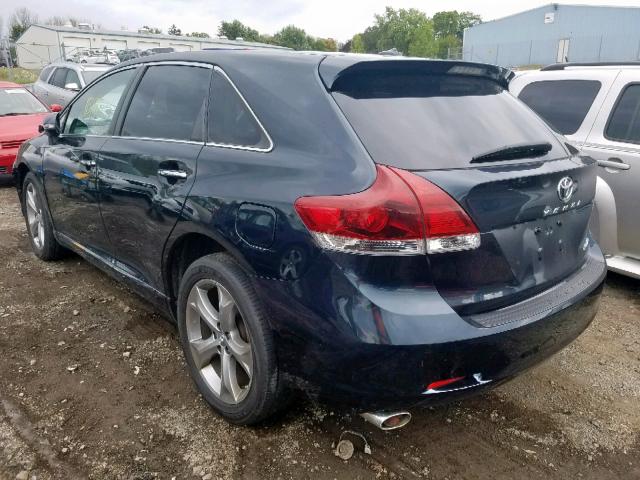 4T3BK3BB3DU081774 - 2013 TOYOTA VENZA LE BLACK photo 3