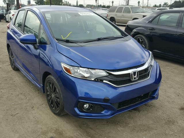 3HGGK5G63JM710204 - 2018 HONDA FIT SPORT ლურჯი ფოტო 1