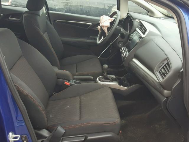 3HGGK5G63JM710204 - 2018 HONDA FIT SPORT ლურჯი ფოტო 5