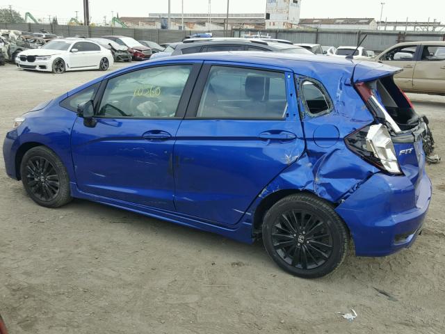 3HGGK5G63JM710204 - 2018 HONDA FIT SPORT ლურჯი ფოტო 9