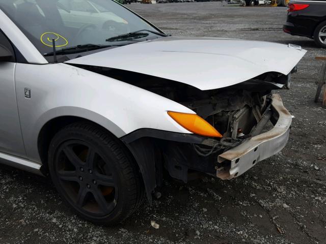 1G8AY12PX4Z226877 - 2004 SATURN ION REDLIN SILVER photo 9